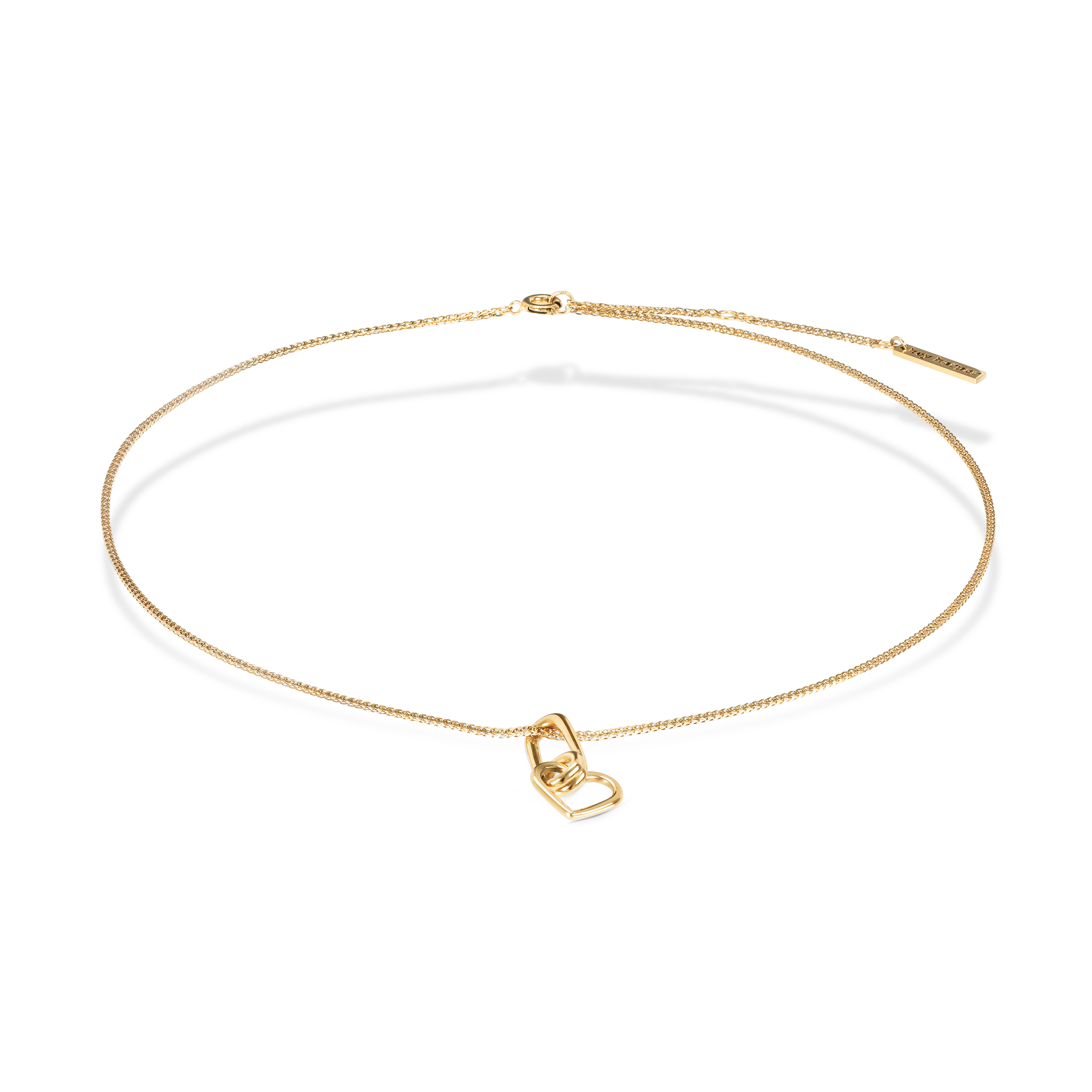 Looped Heart Necklace (8168864678156)