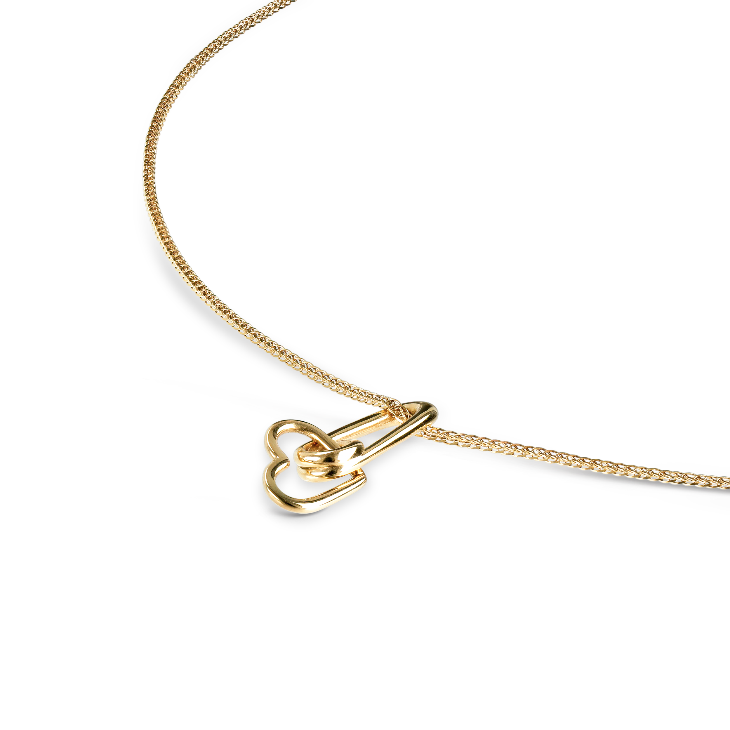 Looped Heart Necklace (8168864678156)