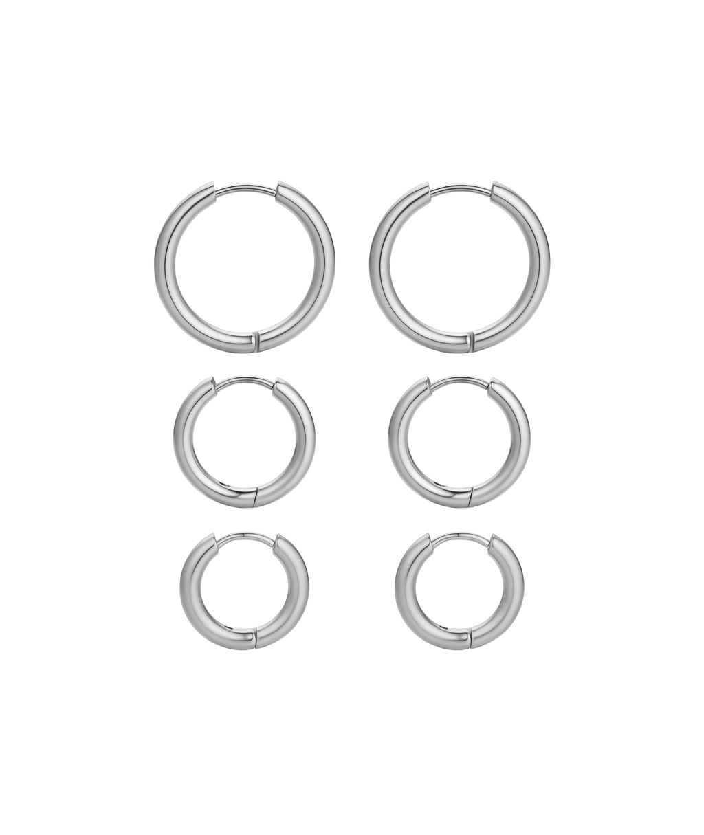 Hoop Silver Earrings