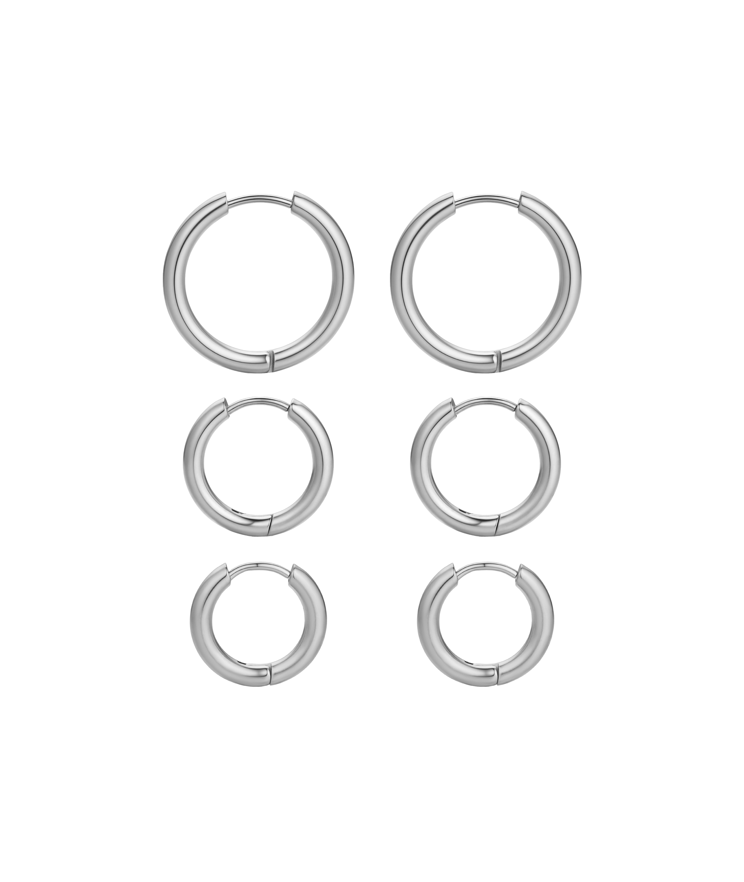 Hoop Silver Earrings