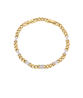 Allegra Clear & Gold Bracelet