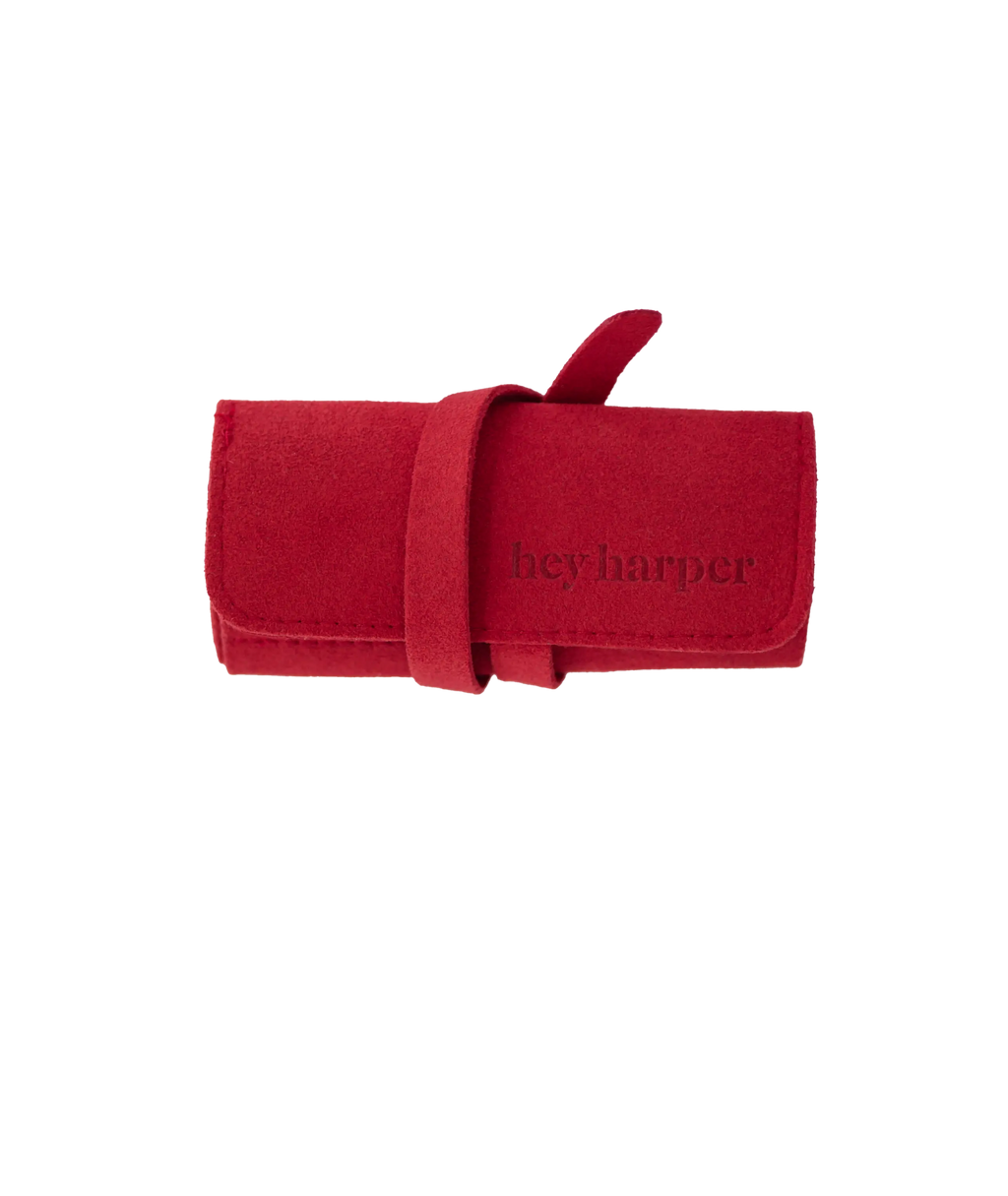 Travel Pouch - Scarlet Jewelry Case