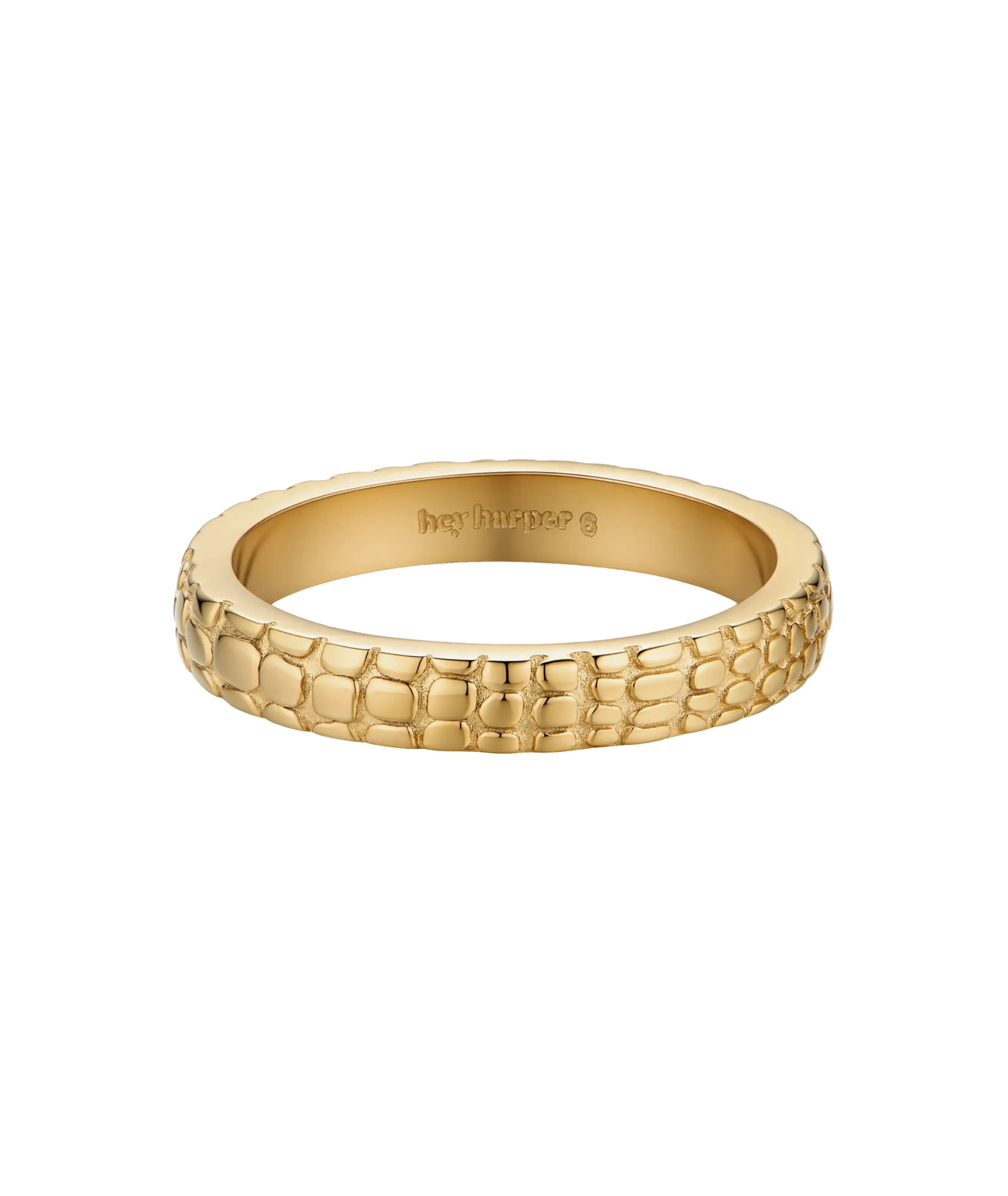 Crocodile Print Essential Ring