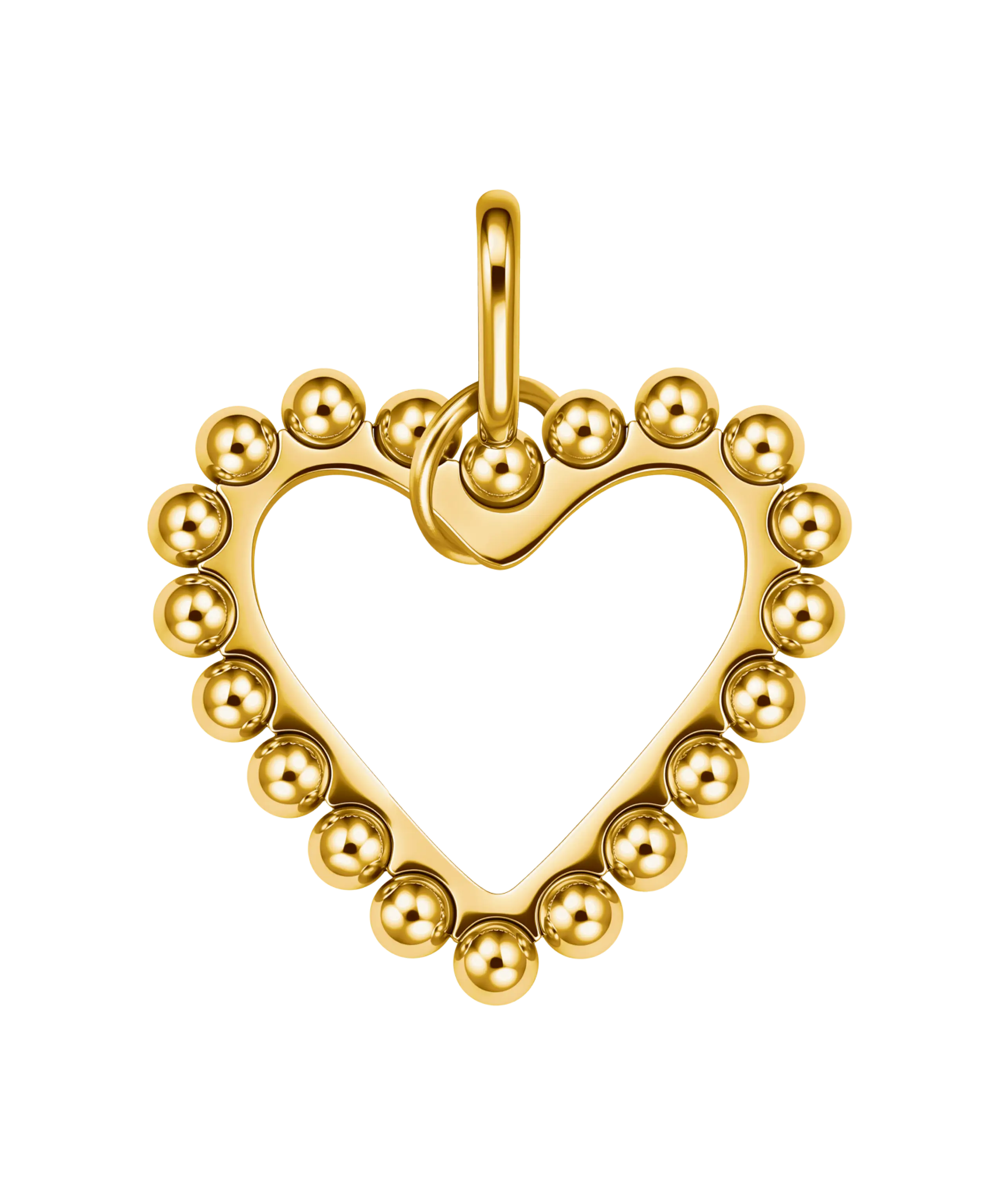 Bubble Heart Charm