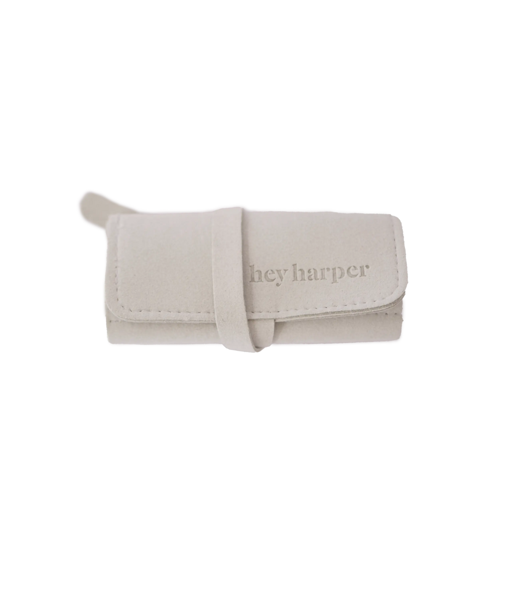 Travel Pouch - Slate Jewelry Case