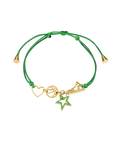 Green & Gold Basketball Bracelet