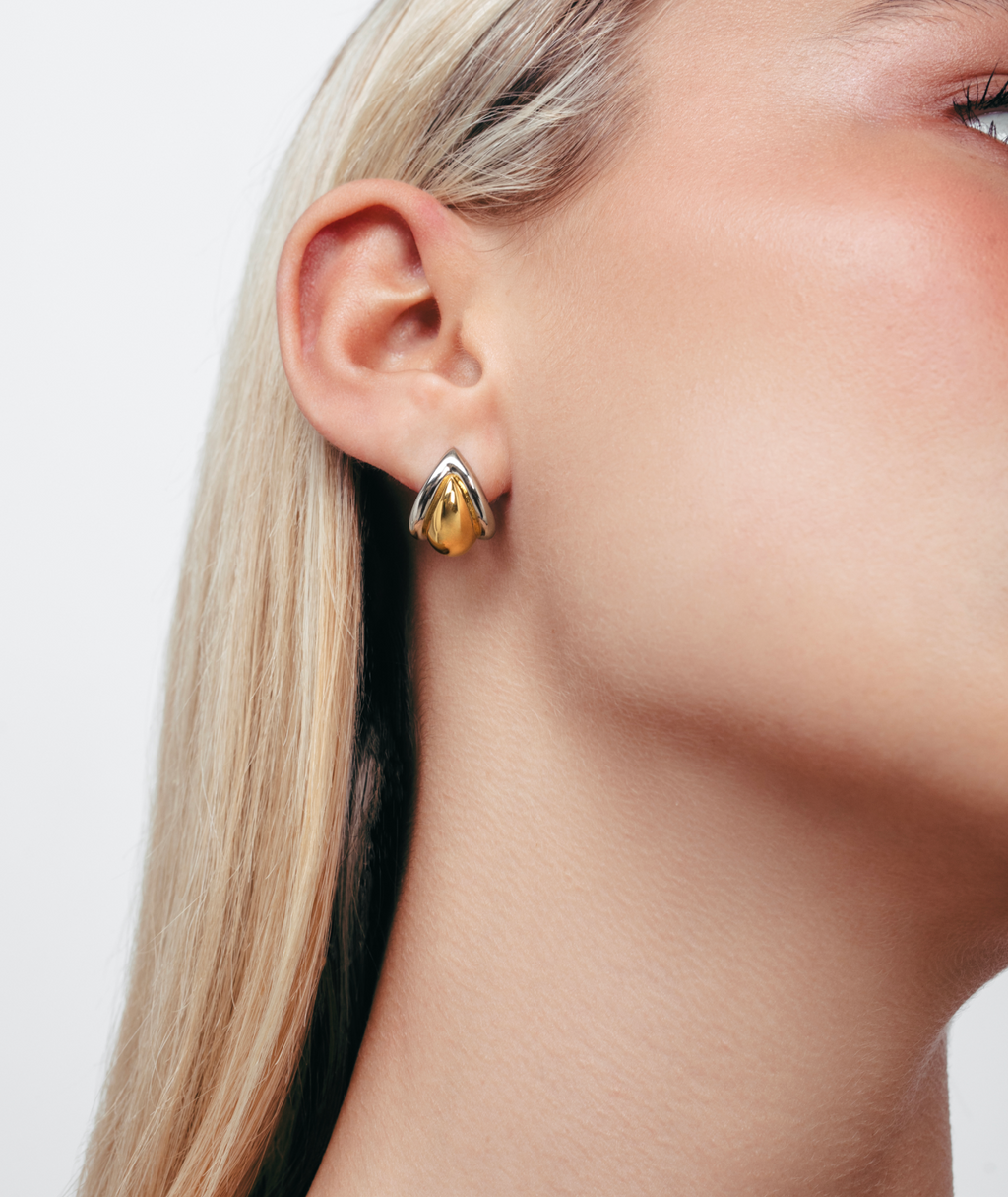 Bubble Duotone Stud Earrings