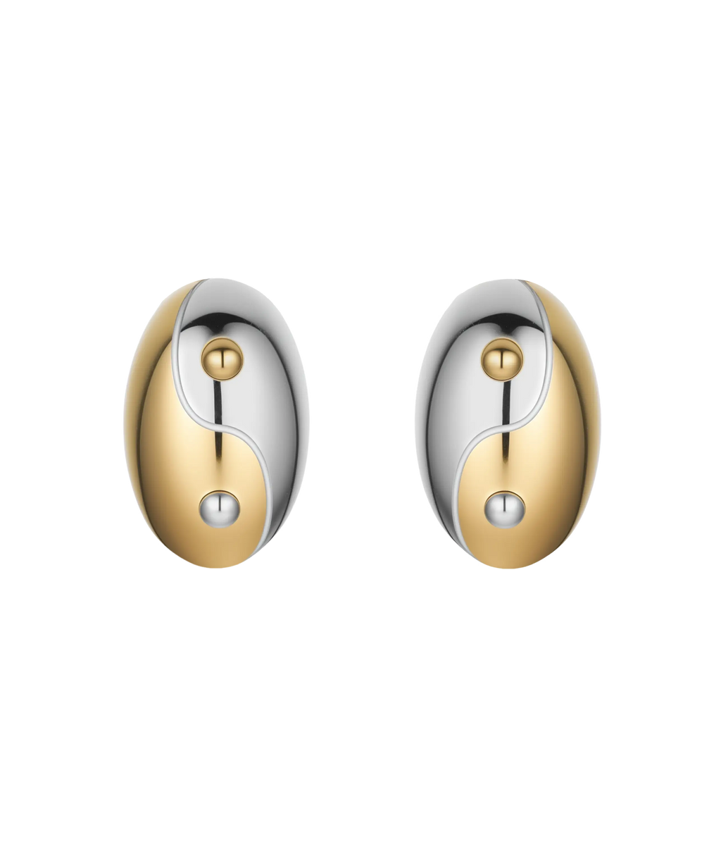 Yin-Yang Stud Earrings