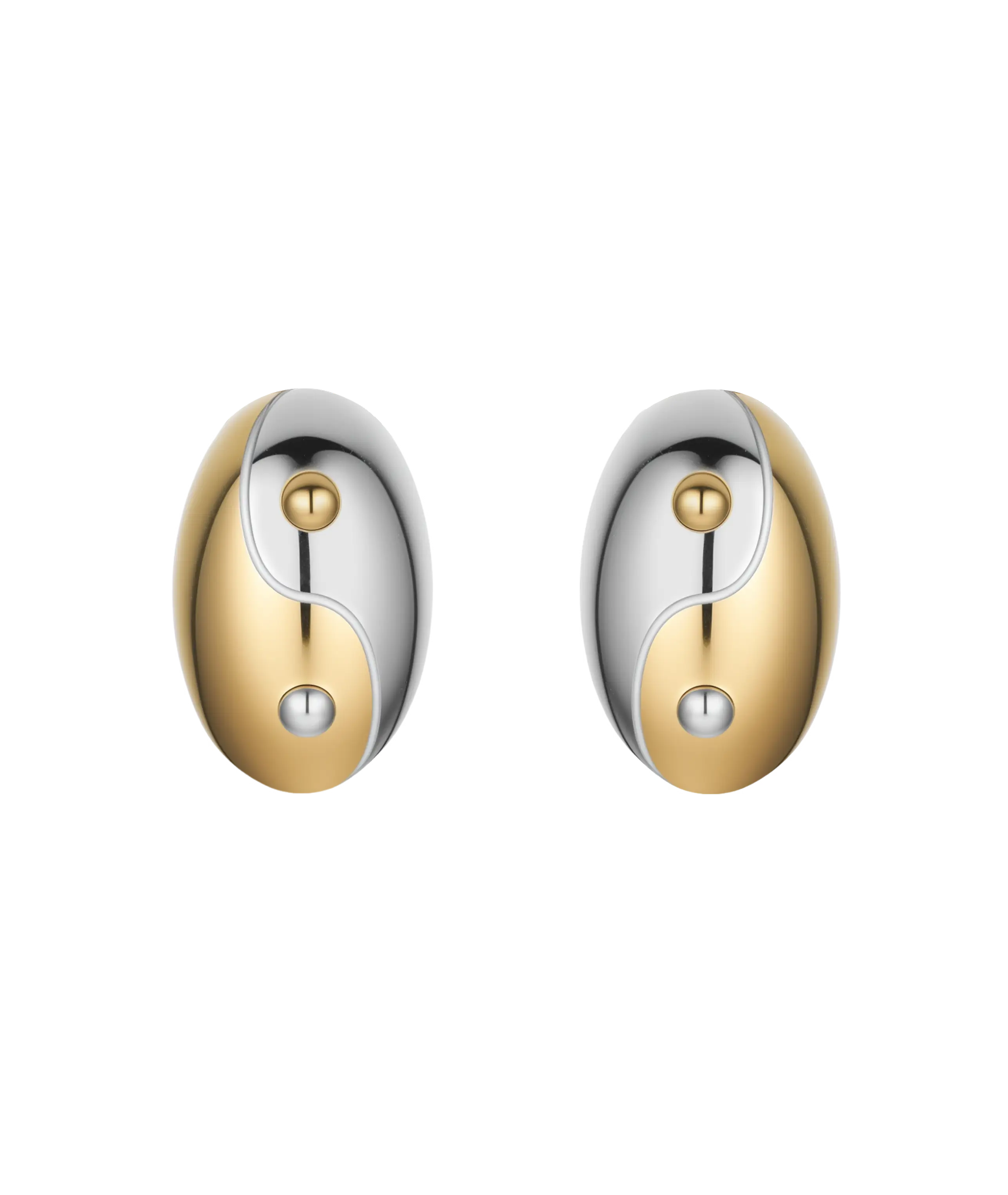 Yin-Yang Stud Earrings