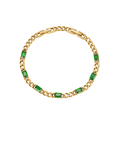 Allegra Green & Gold Bracelet