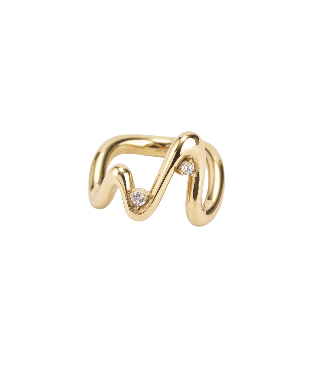 Flow Wave Ring