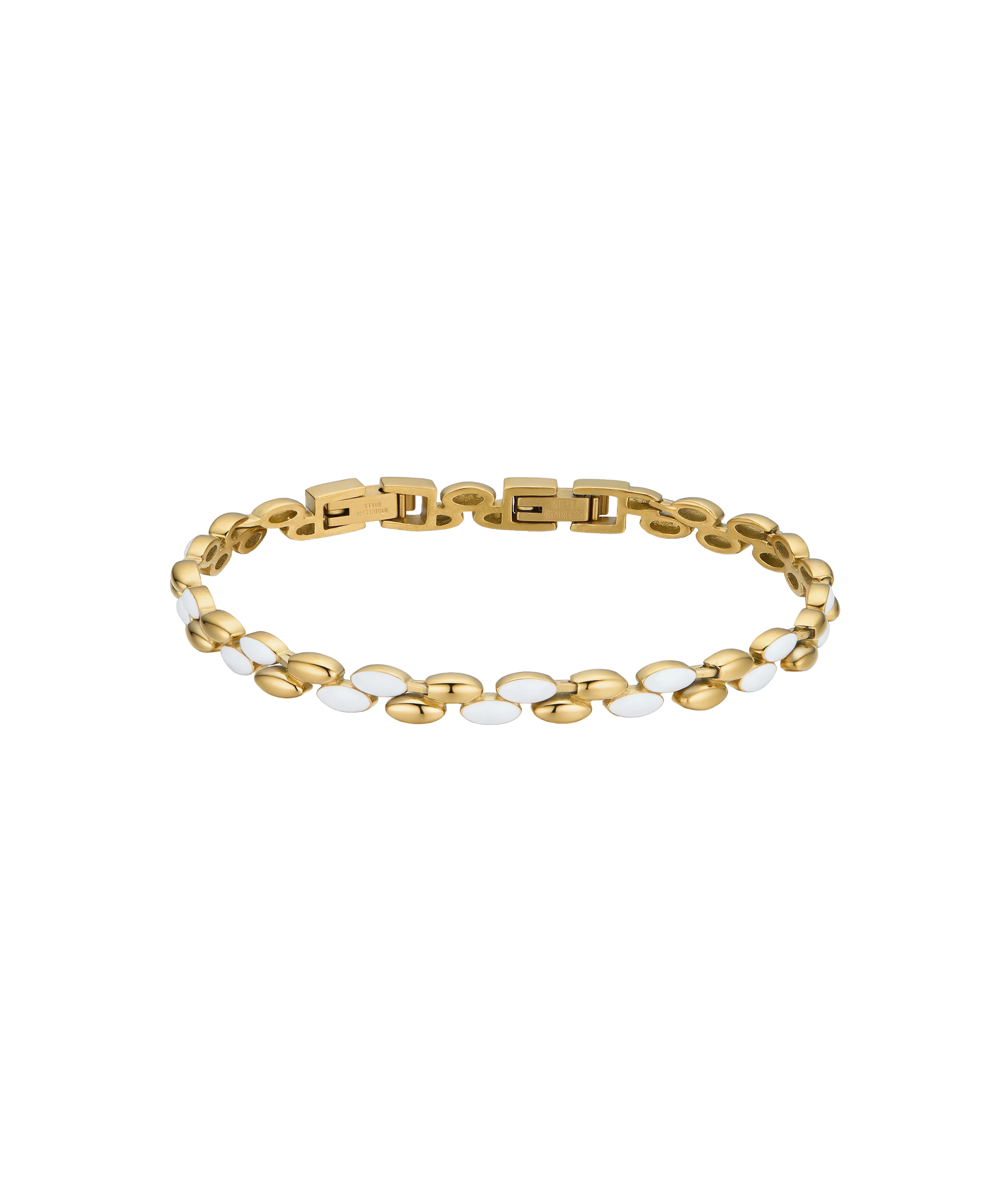 White & Gold Bracelet