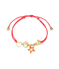 Red & Gold Basketball Bracelet