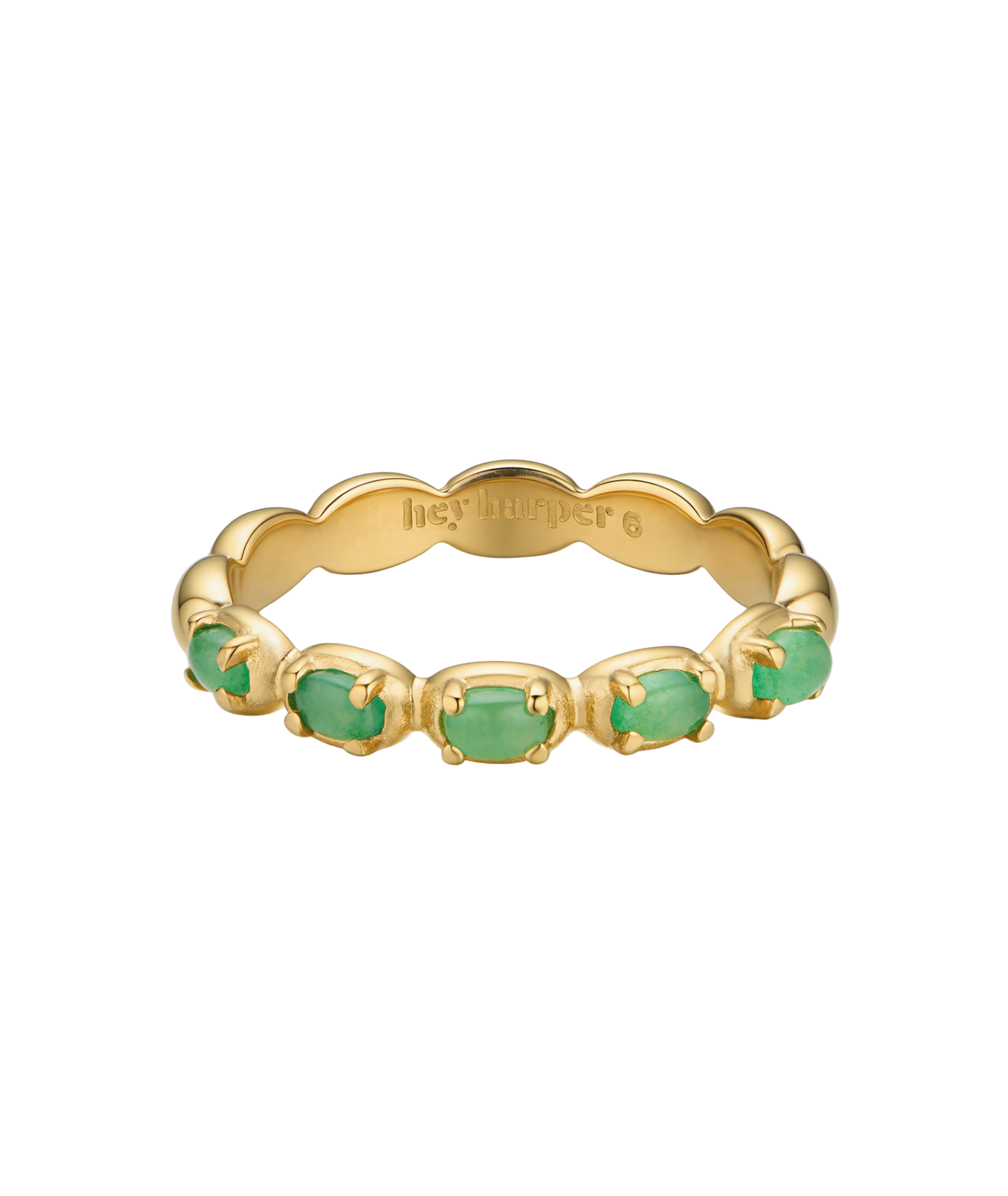 Green Crystal Ring