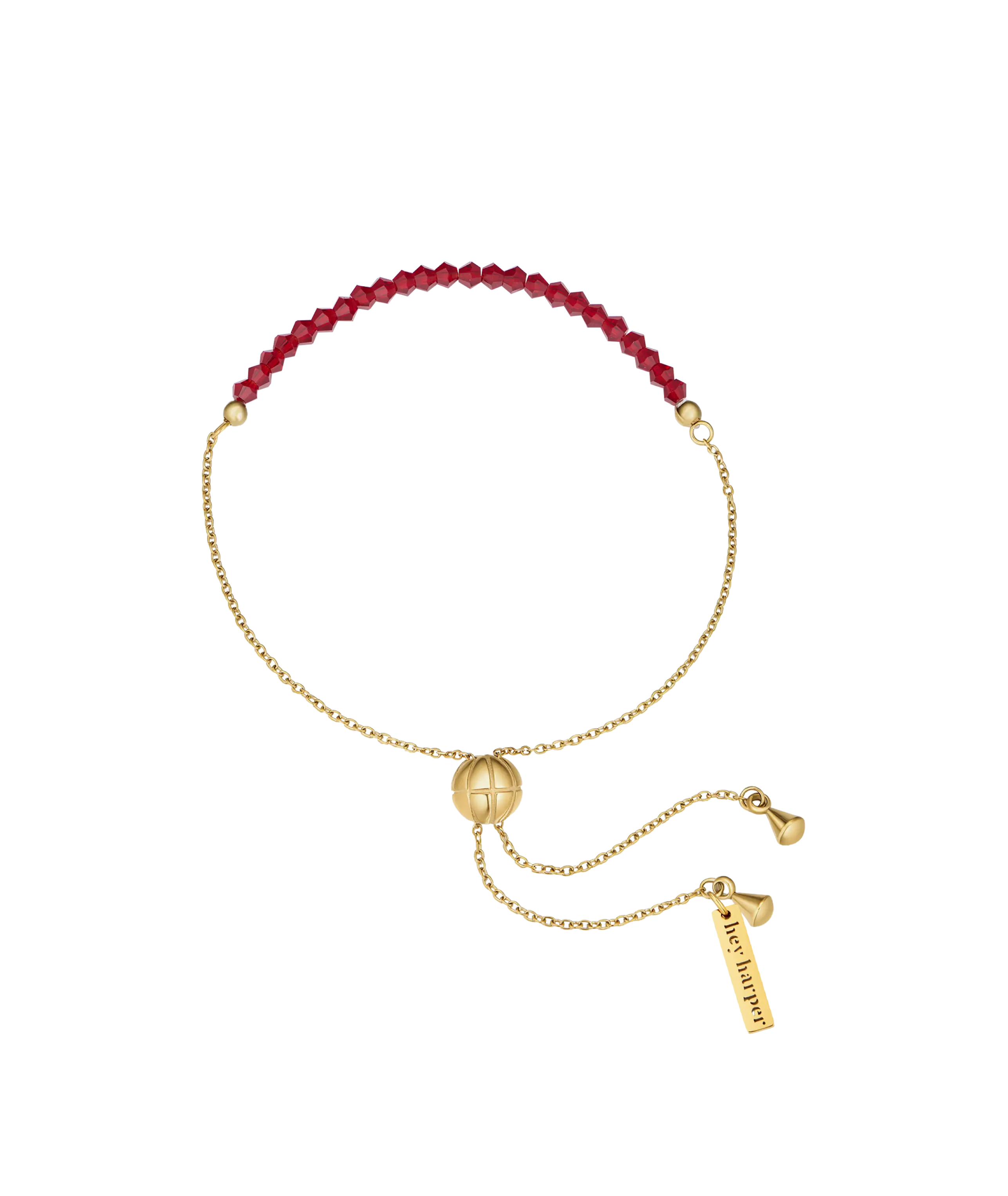 The Red Fan Basketball Bracelet