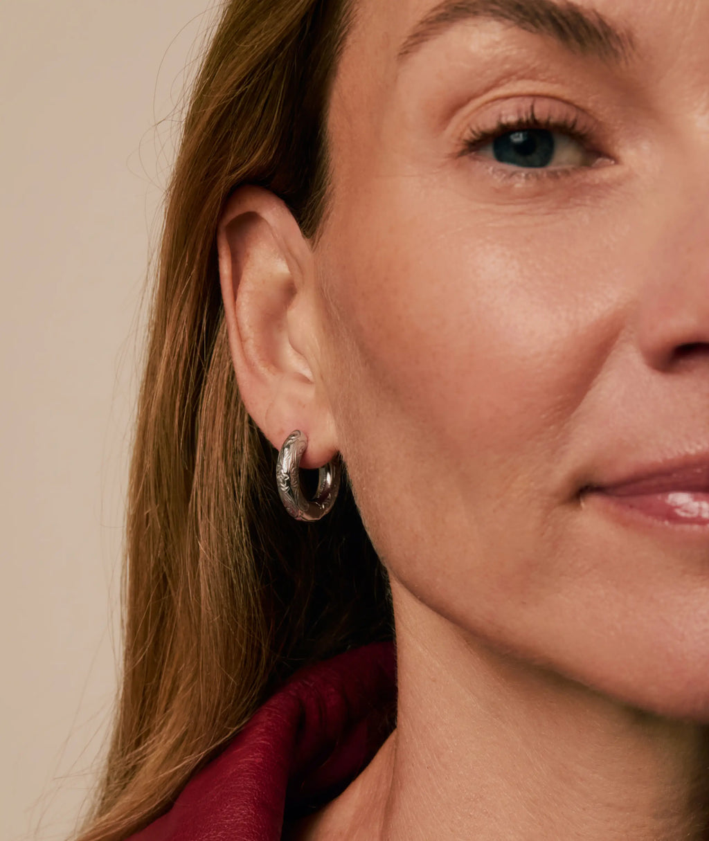 Daphne Nicole Silver Earrings