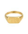 Crocodile Print Ring