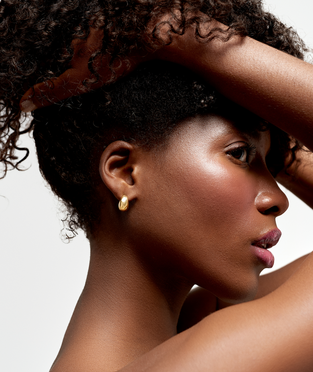 Teardrop Stud Earrings