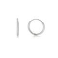 Huggie Hoop Silver Earrings (8020806271244)