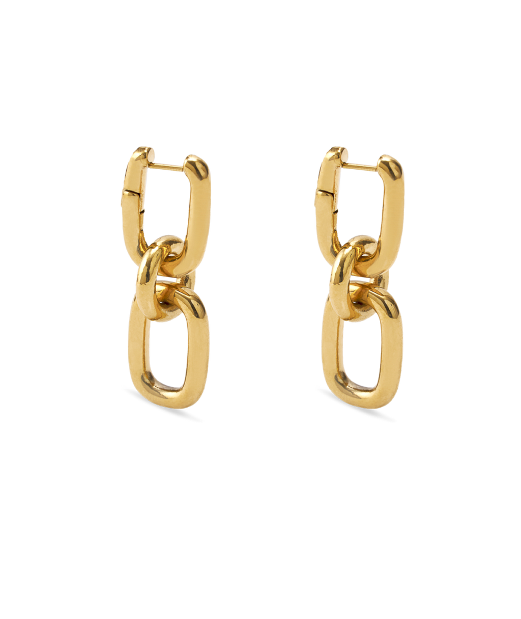 Double Link Earrings