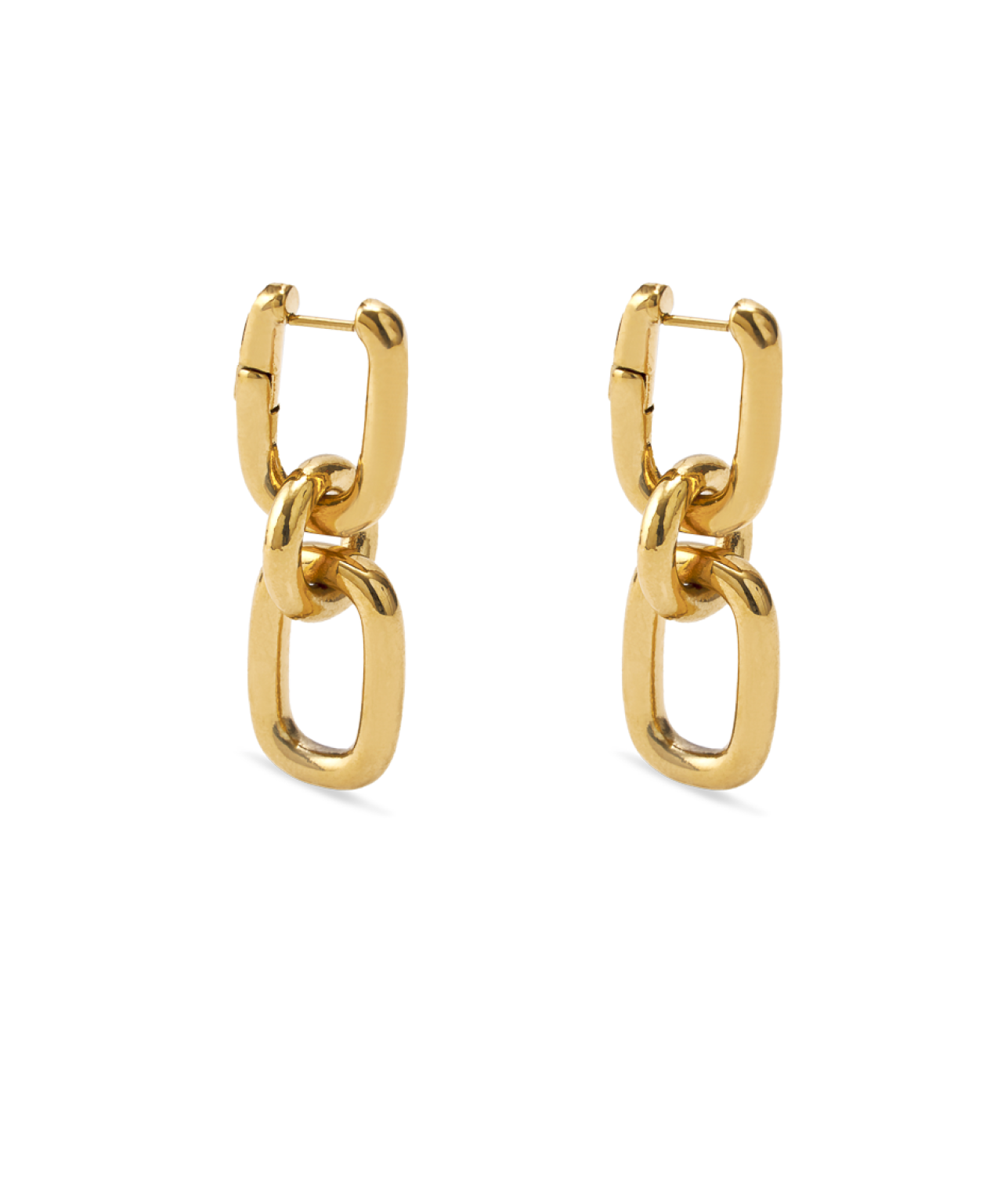 Double Link Earrings