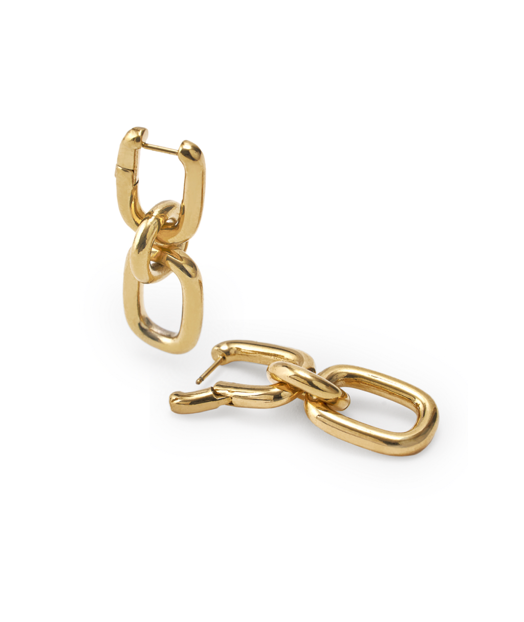 Double Link Earrings