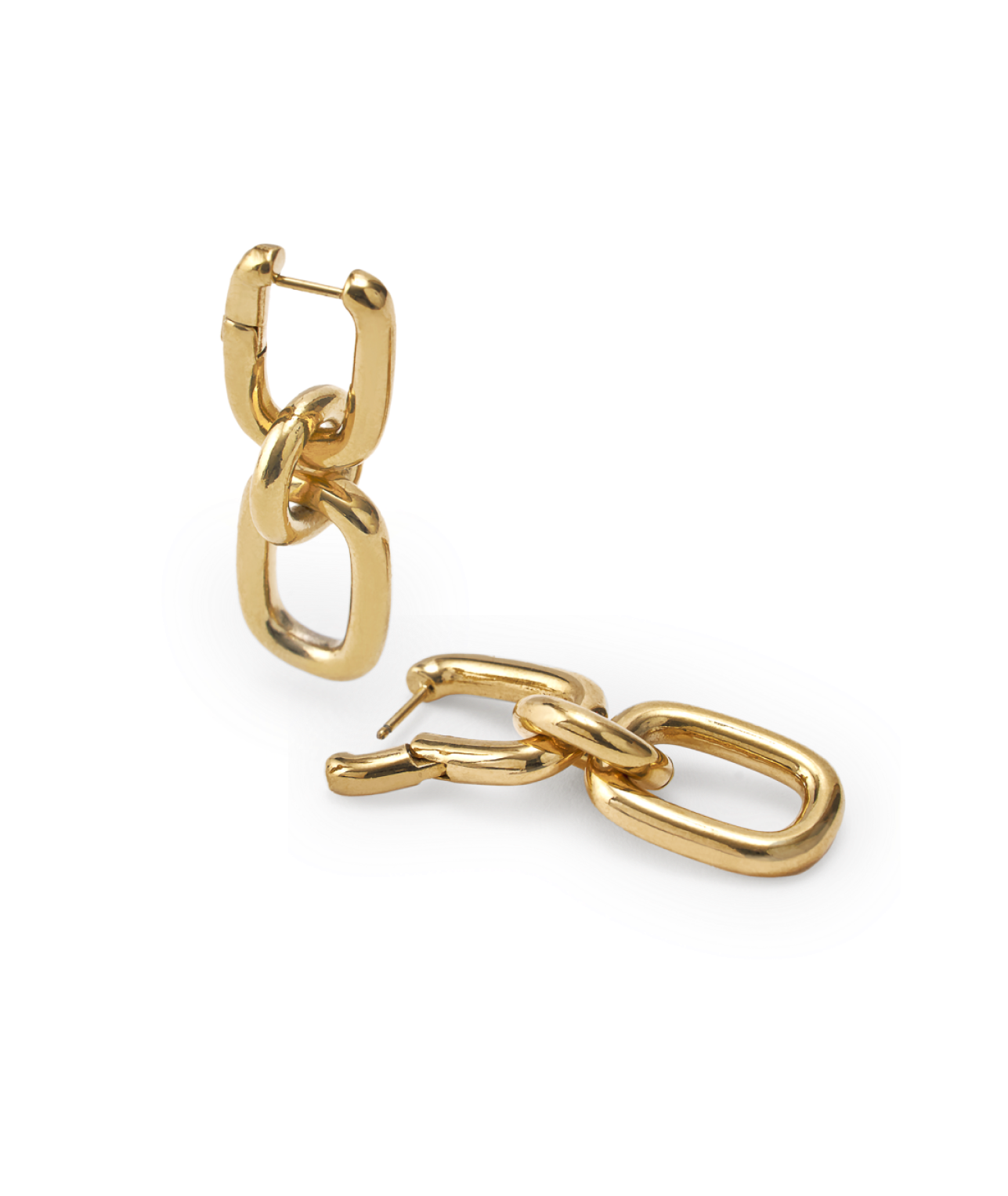 Double Link Earrings