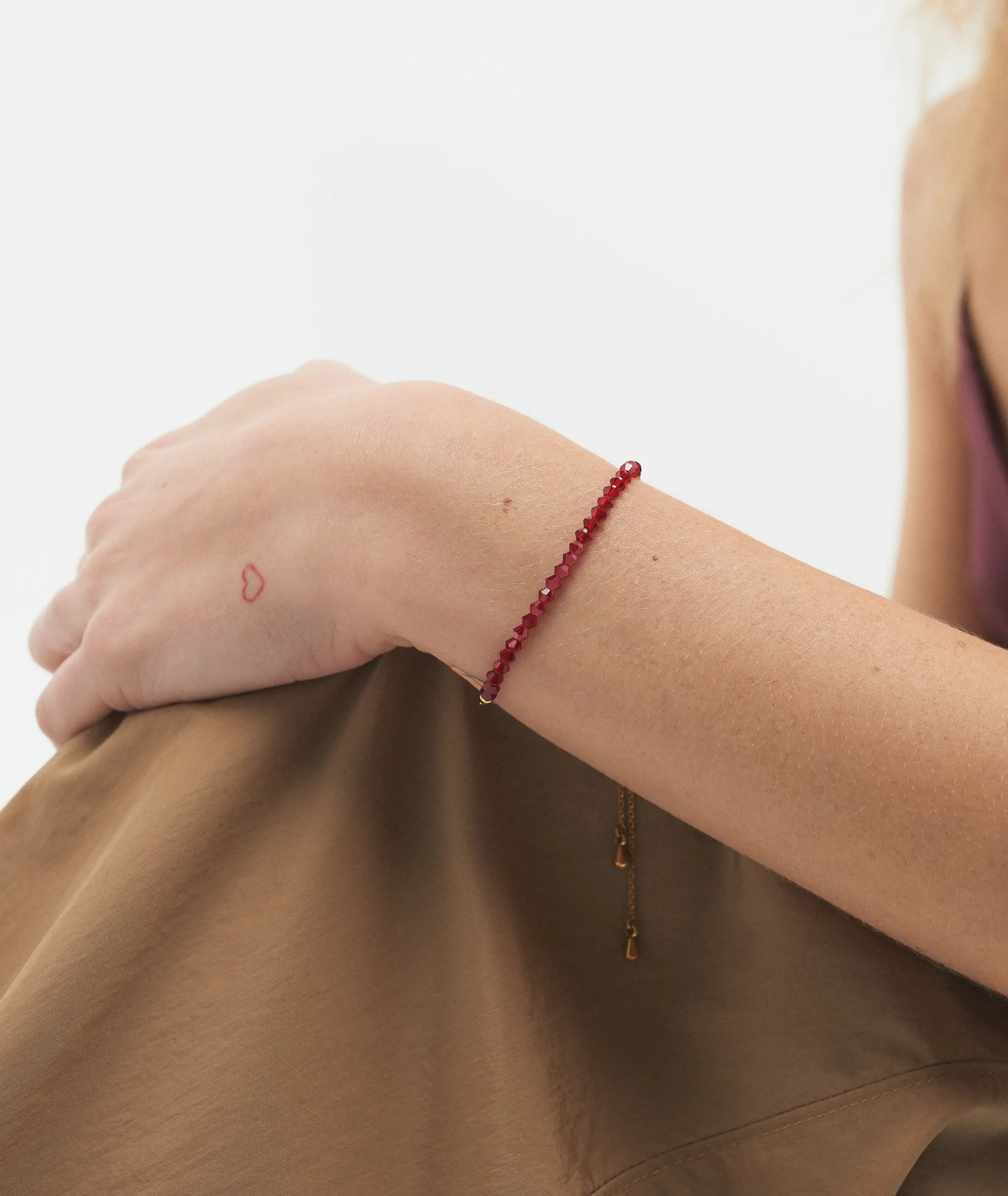 The Red Fan Basketball Bracelet