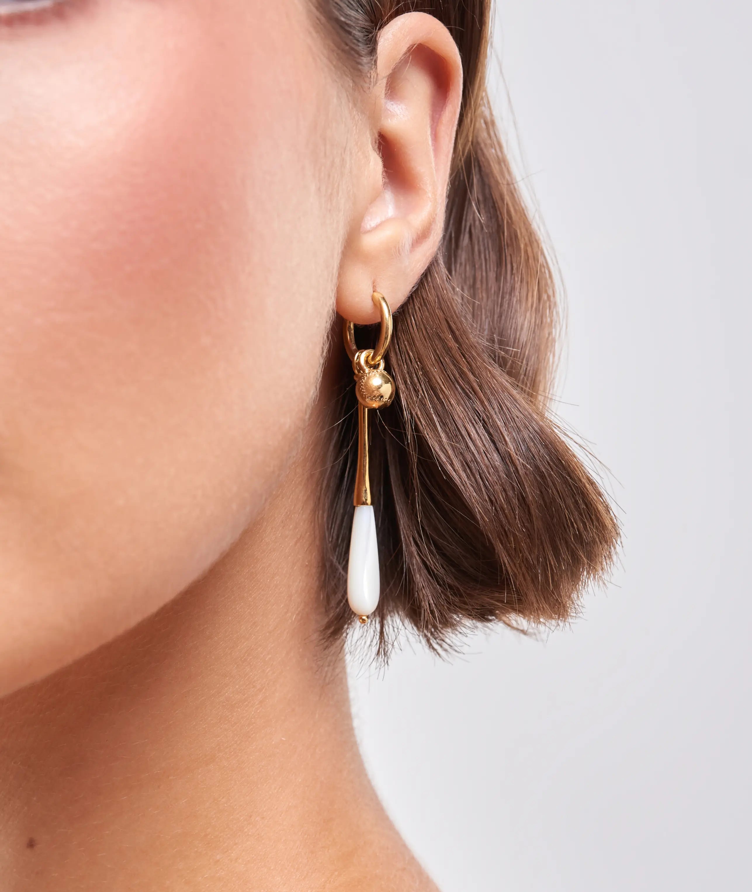 Baseball Bat Drop Earrings