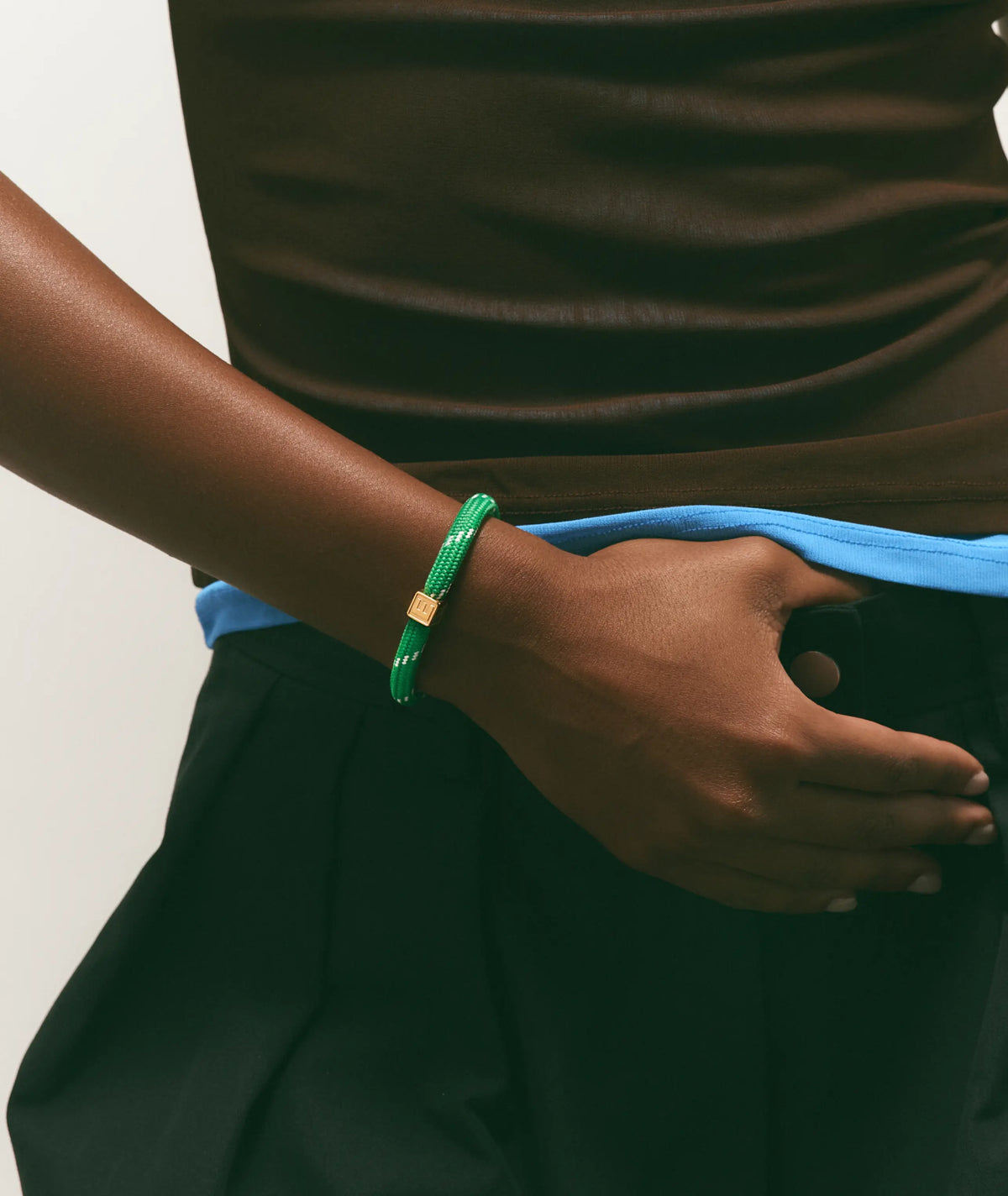 The Monogram Green Bracelet