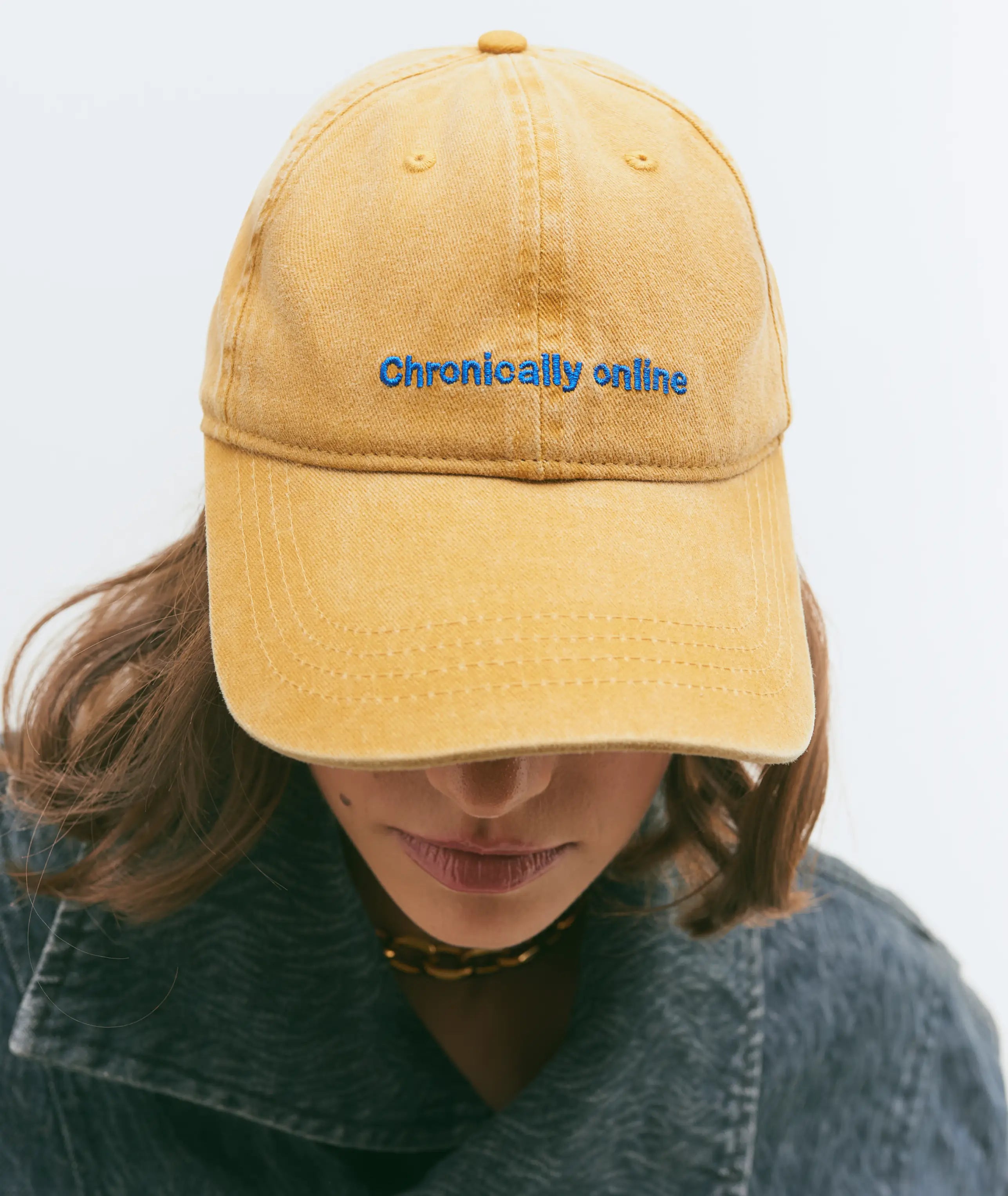 Chronically Online Baseball Cap