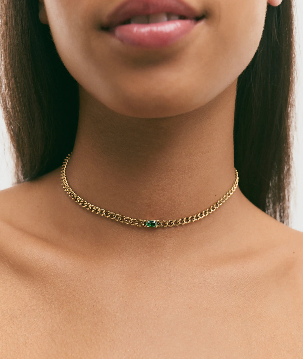 Allegra Green Necklace