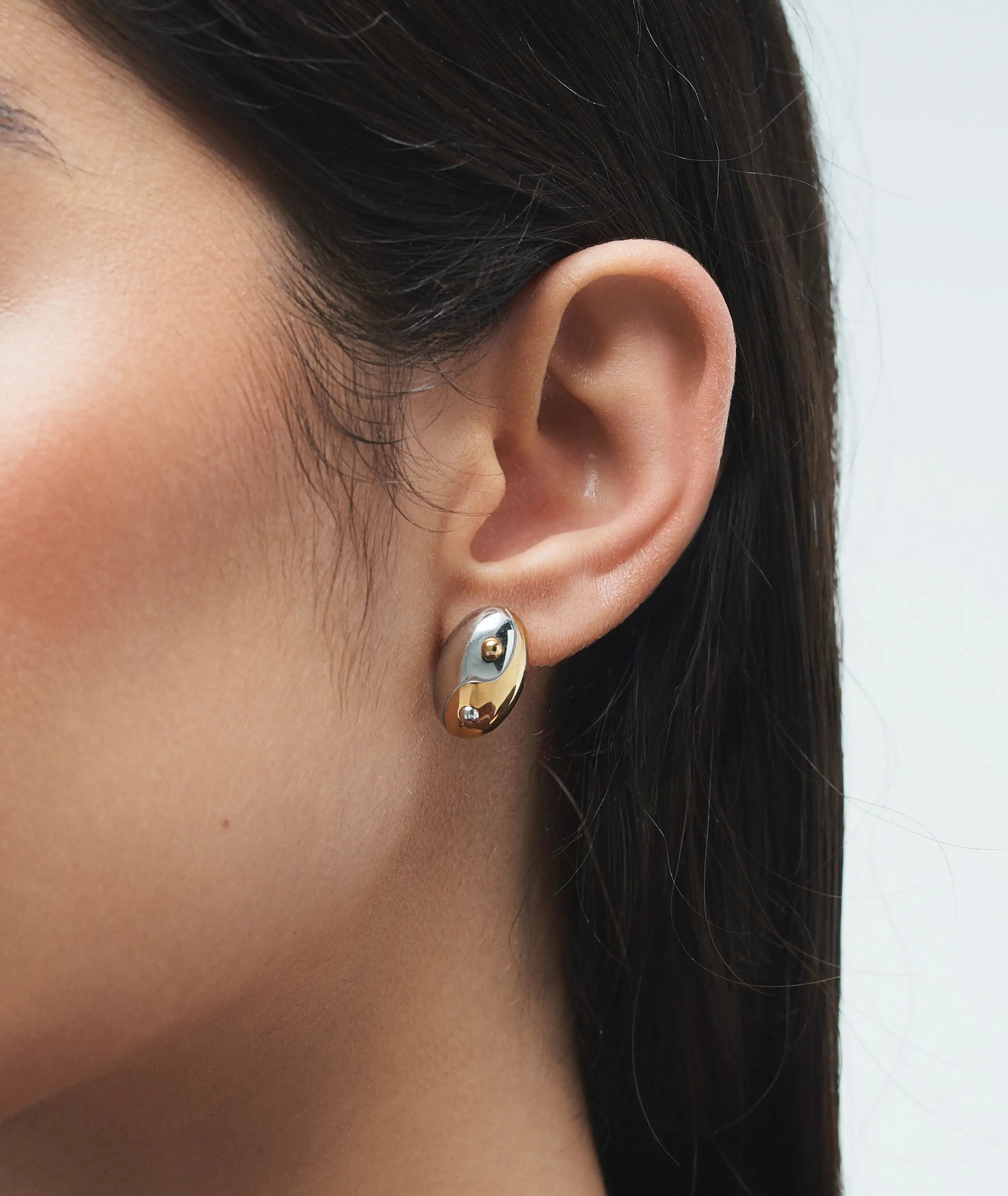Yin-Yang Stud Earrings