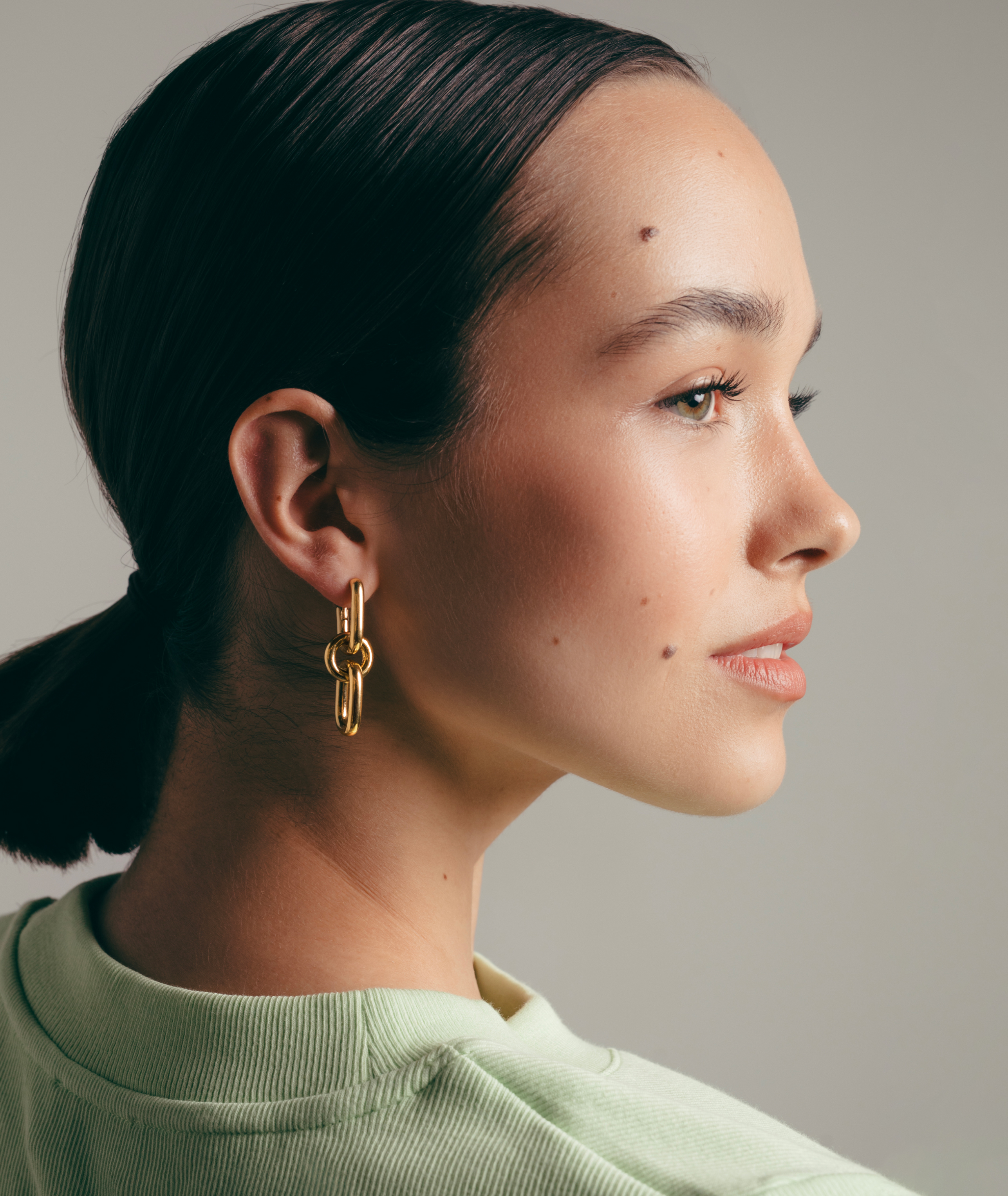Double Link Earrings