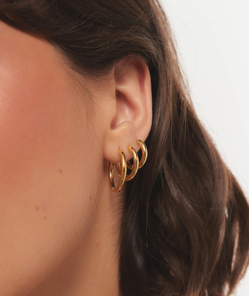 Triple Hoops Set
