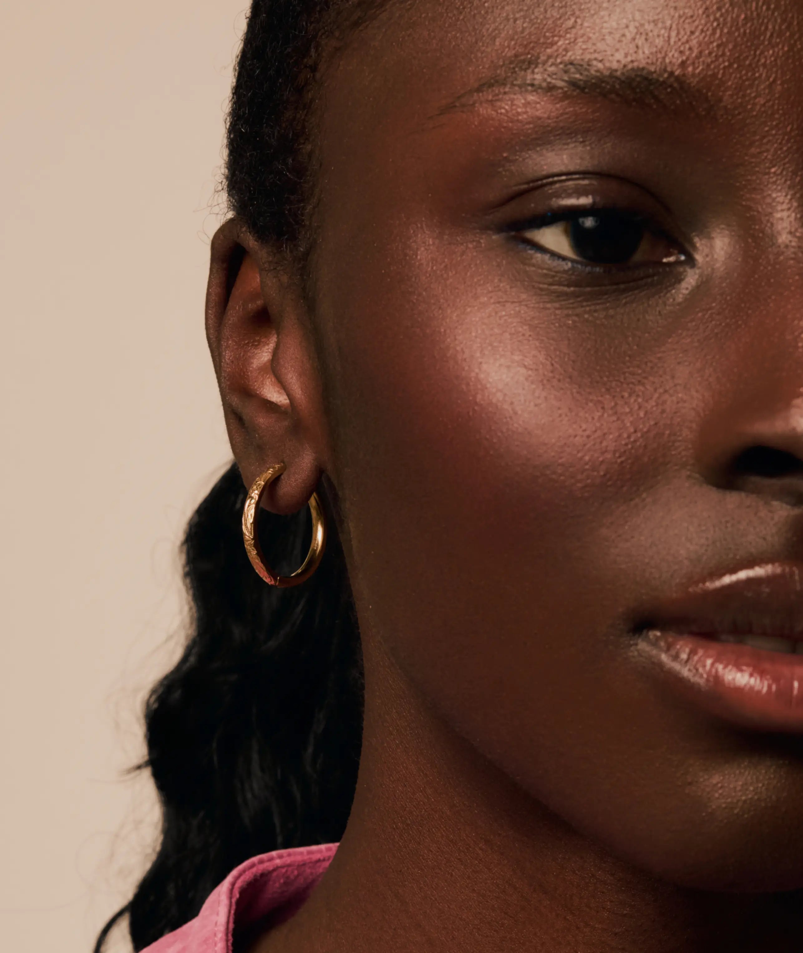 Daphne Large Hoop Earrings