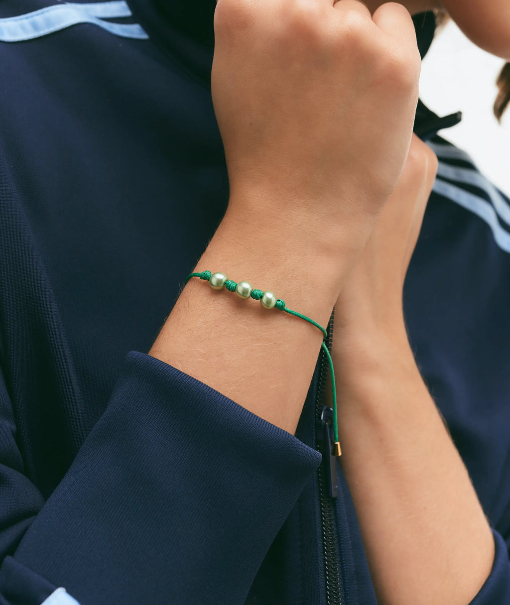 Green Pearl Bracelet