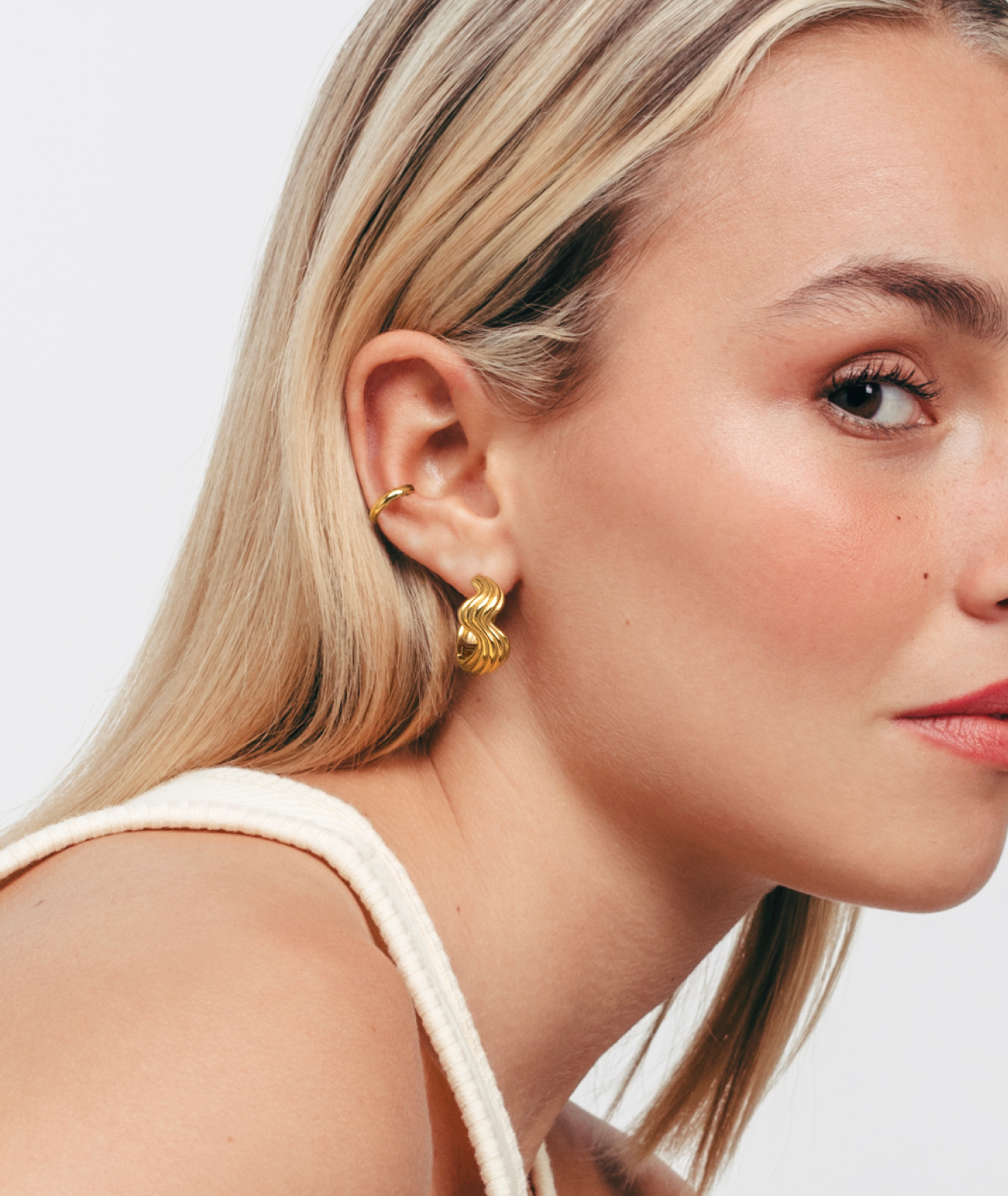 Wave Texture Earrings