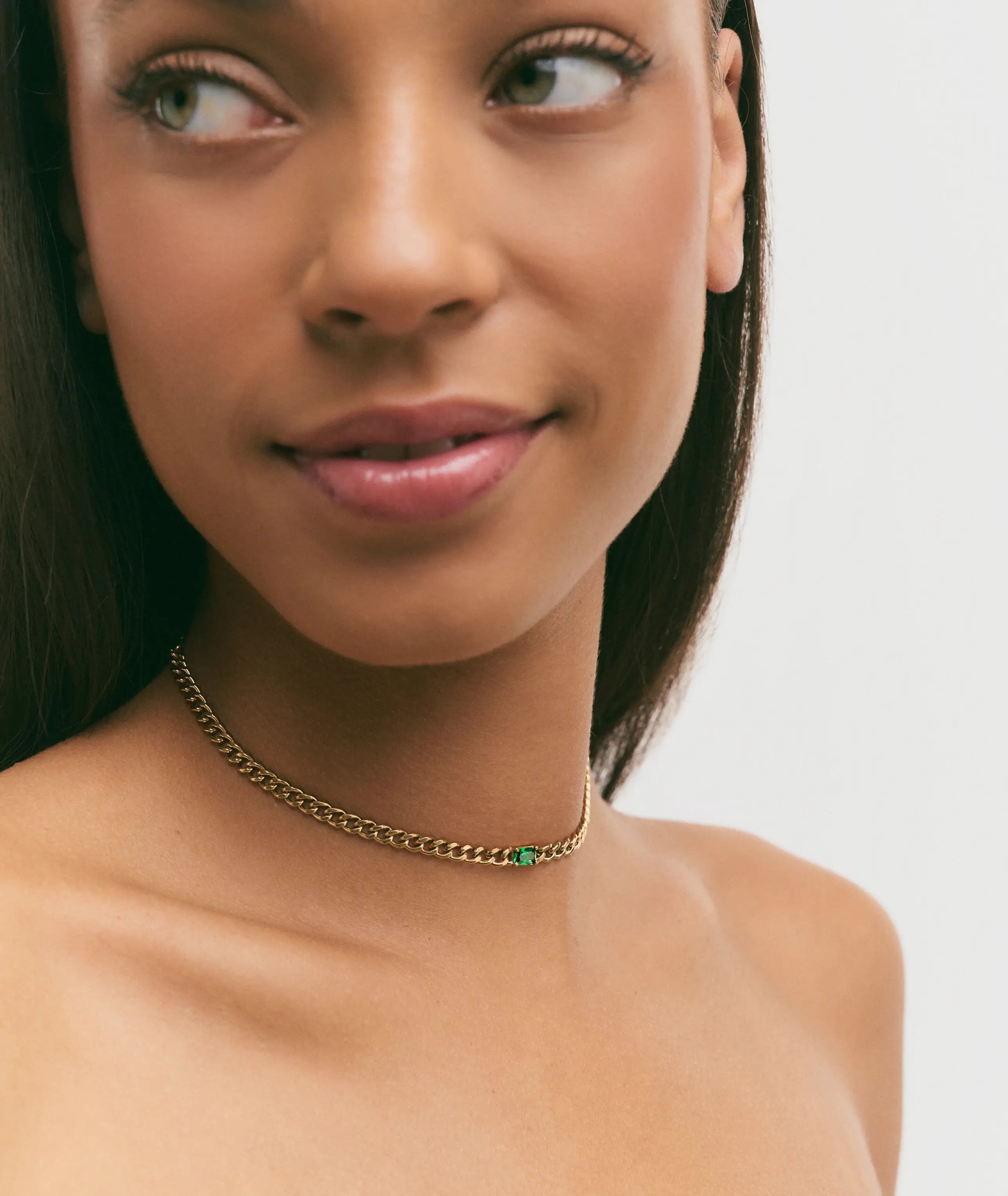 Allegra Green Necklace