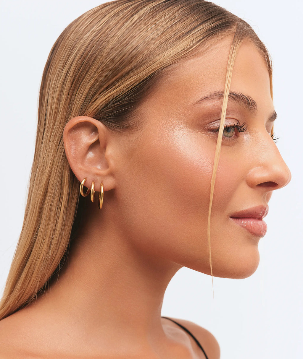 Triple Hoops Set