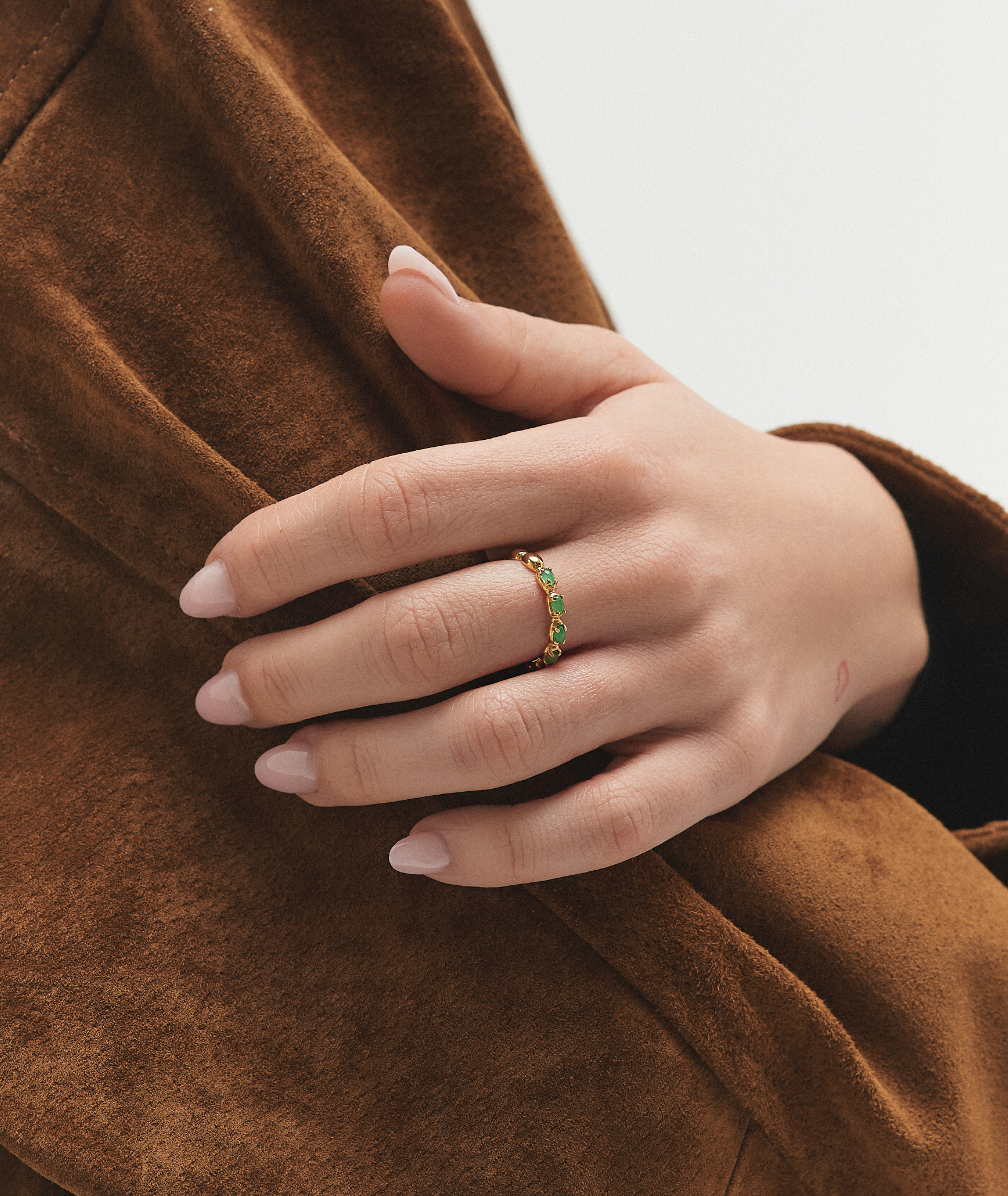 Green Crystal Ring