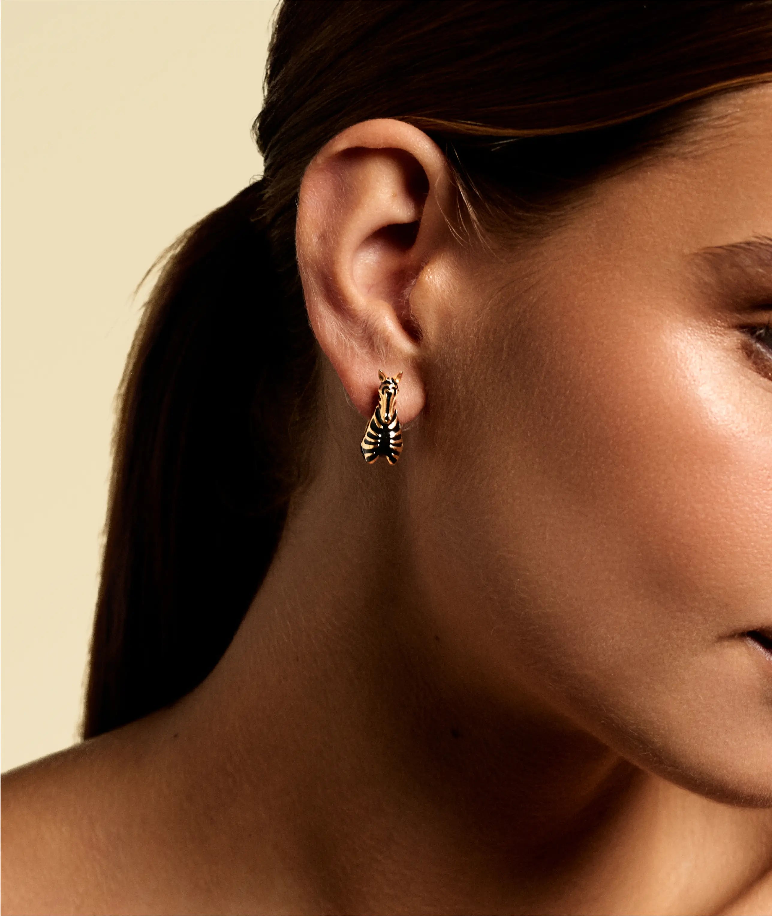 Zebra Earrings