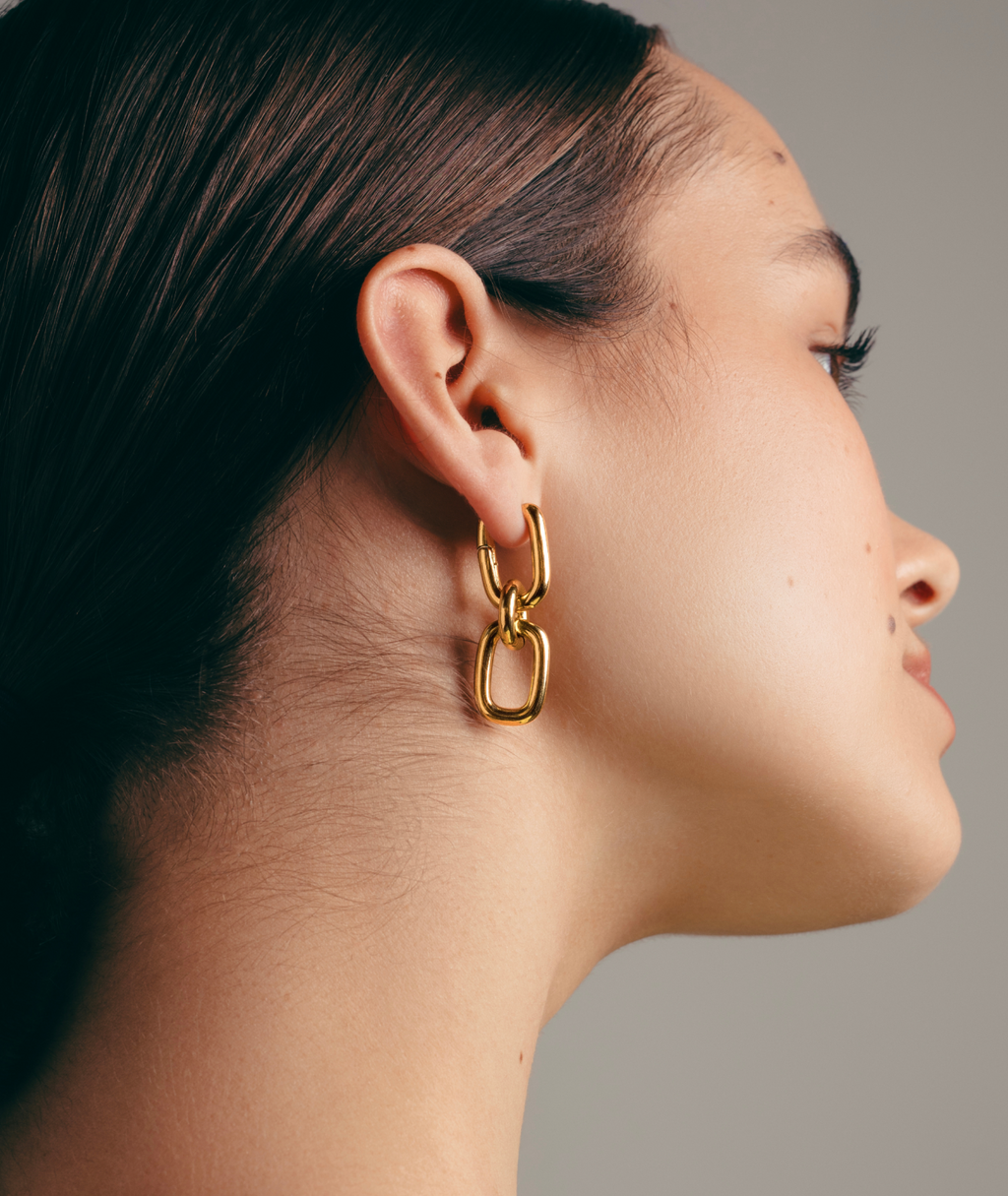 Double Link Earrings
