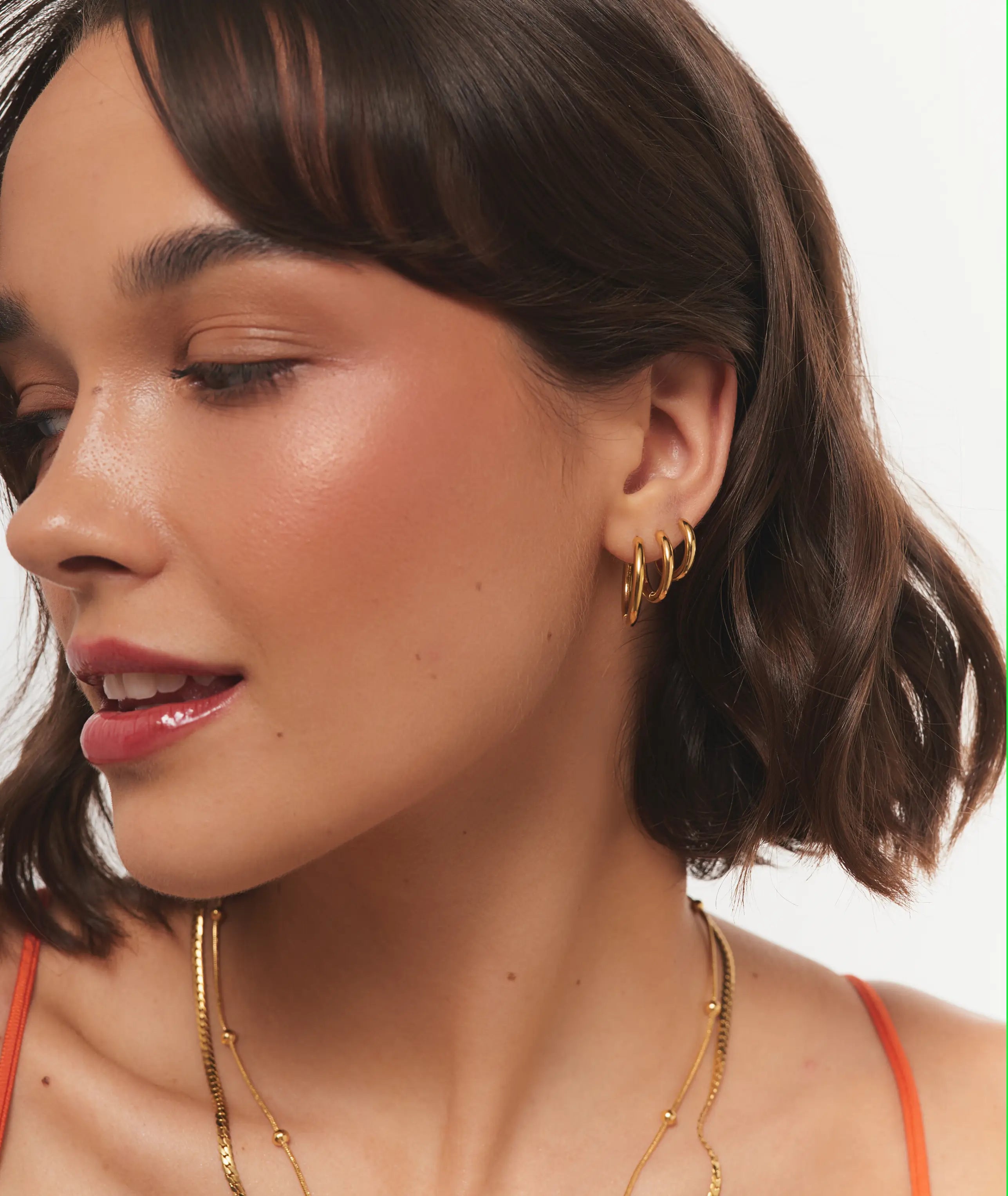 Triple Hoops Set