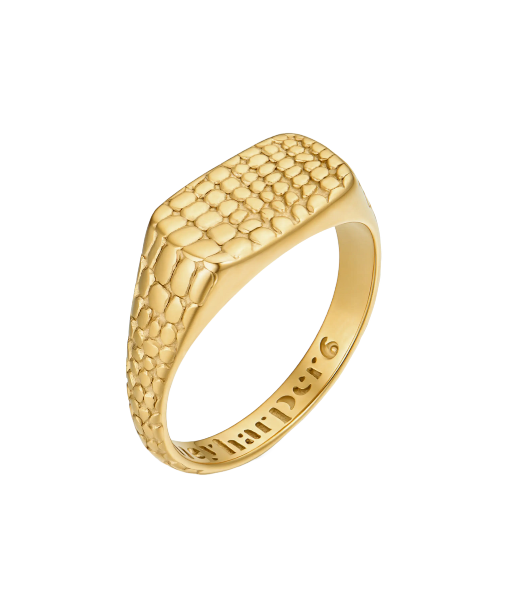 Crocodile Print Ring