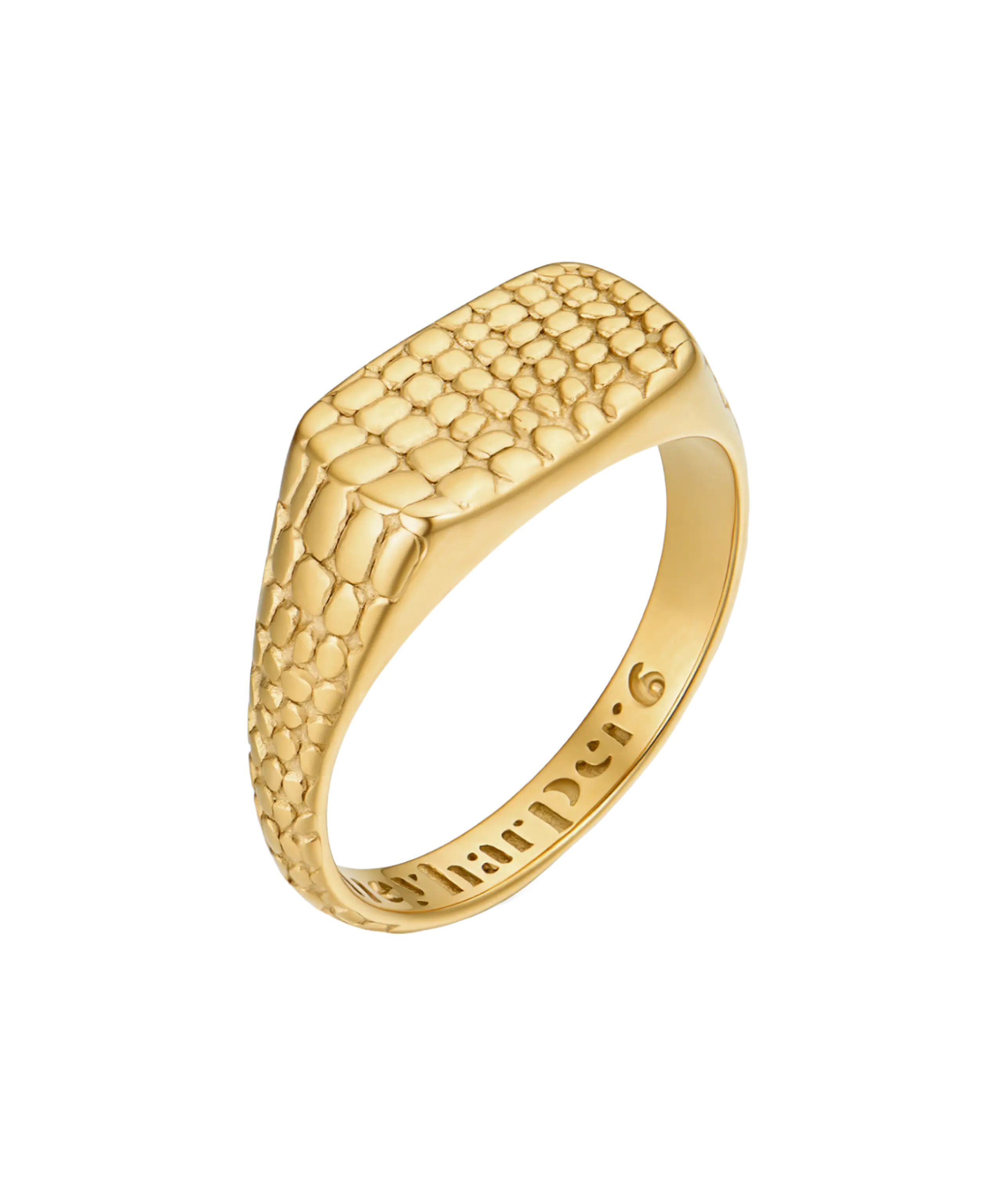 Crocodile Print Ring