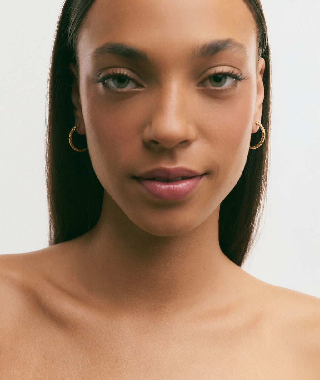 Leopard Print Large Hoop Earrings
