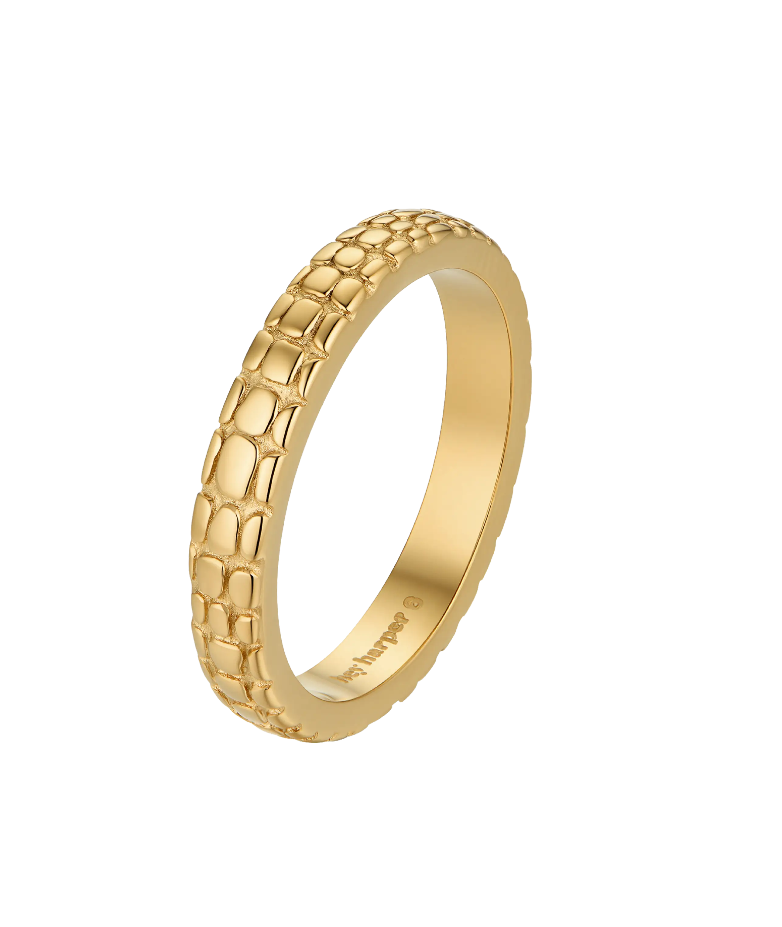 Crocodile Print Essential Ring