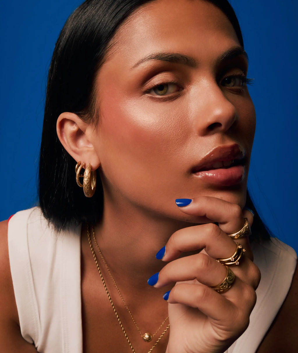 Daphne Large Hoop Earrings