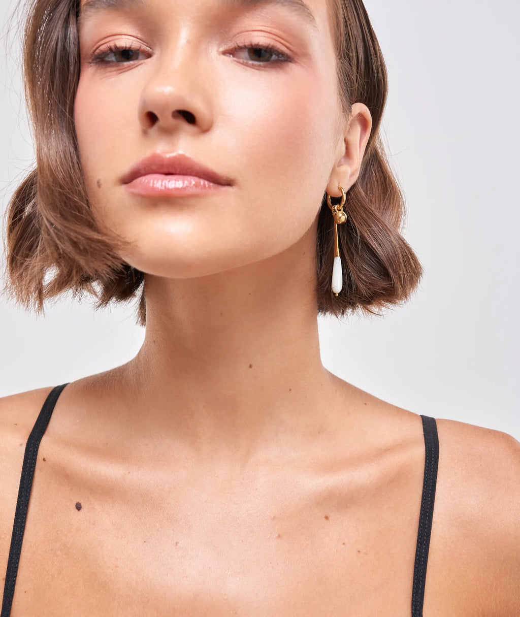Baseball Bat Drop Earrings